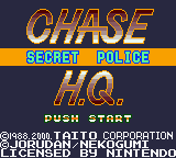 Taito Memorial - Chase H.Q. - Secret Police (Japan) Title Screen